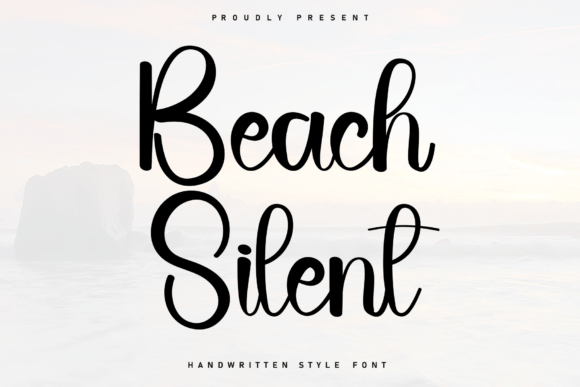 Beach Silent: A Handwritten Font for Modern Design