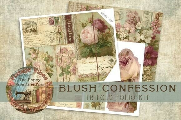 Blush Confession Trifold Folio Kit: Elevate Your Design Projects