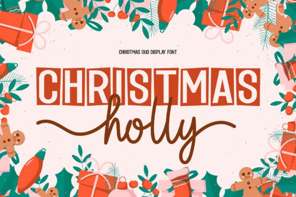 Christmas Holly Duo: A Festive Font Pairing for Impactful Design