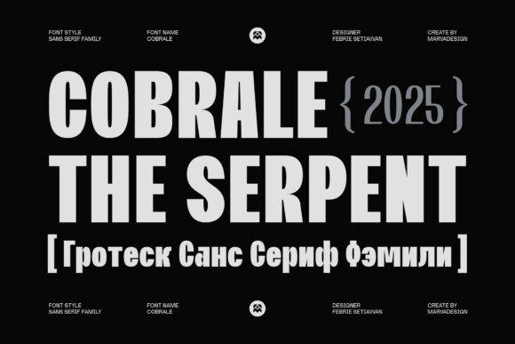 Cobrale: The Sharp, Versatile Font for Modern Design