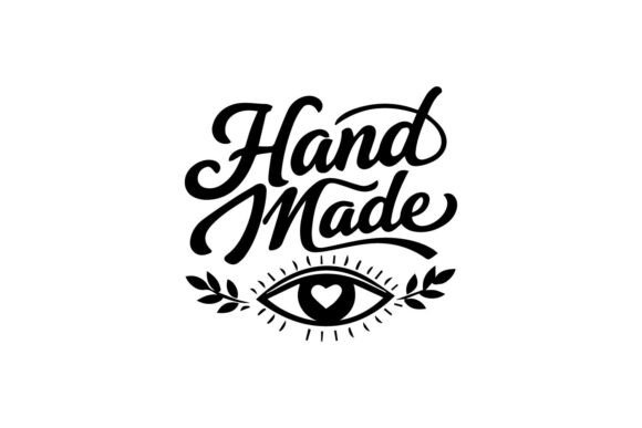 Hand Crafted Script Eye Logo: A Design Asset
