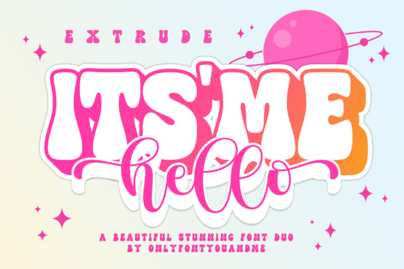 It's Me Hello: A Dynamic Font Duo for Bold Visual Communication