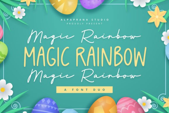Magic Rainbow: A Font Duo for Modern Branding