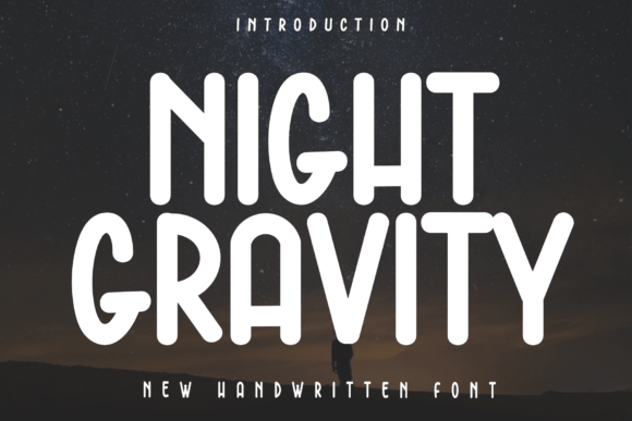 Night Gravity: A Modern Script for Elegant Design