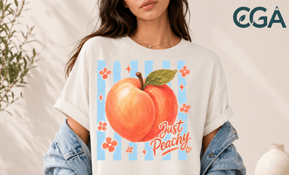 Peachy Retro Summer Fruit Vintage PNG: A Design Asset Guide