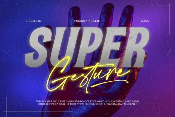 Super Gesture: Mastering Visual Contrast in Modern Design