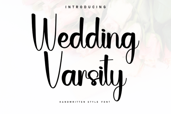 Wedding Varsity: A Charming Font for Modern Design